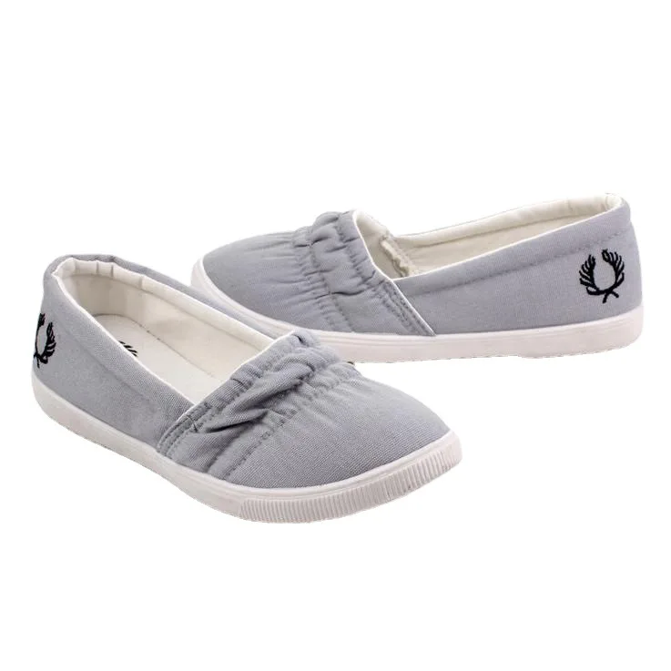 2022 New Spring Women's Sweet Casual Shoes Girl Flat Shoes Slip On White Canvas Shoes Breathable Loafer Shoes For Women Mujer