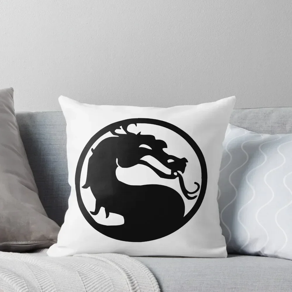 Декоративная подушка с вышивкой Mortal