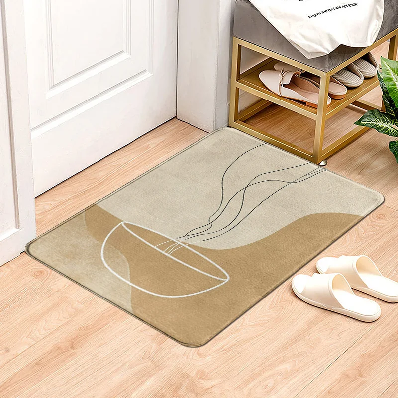 Ins Интернет Популярный одинаковый дверной коврик Moran Ditu Иллюстрация Коврик для