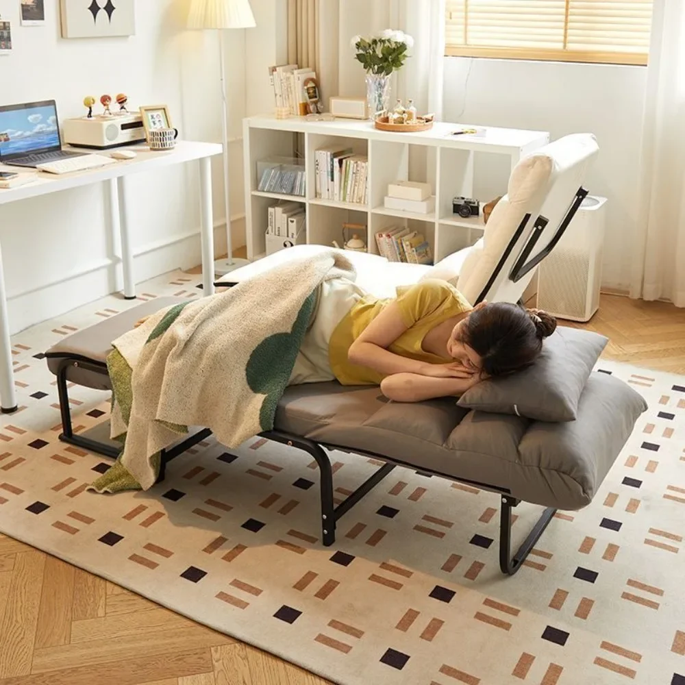 Складное домашнее кресло для офиса обеденный перерыв ленивое сна односпальная