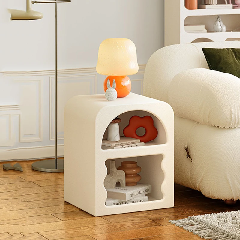 

Luxury Bedside Table Nightstands White Mobile Bedside Multifunctional Table Nightstands Shelves Muebles Nordic Furniture WWH5XP