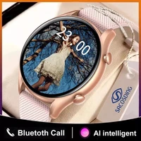 2022new women smart watch 1 32 color screen full touch sport fitness tracker bluetooth call clock heart rate ladies smart