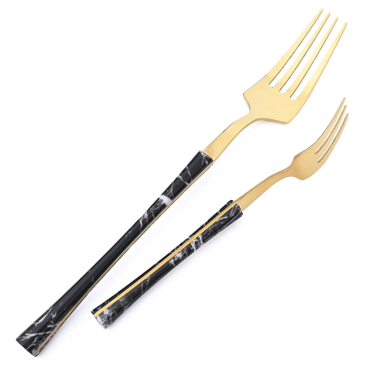 Набор столовых приборов из нержавеющей стали коричневого золота 30 шт.