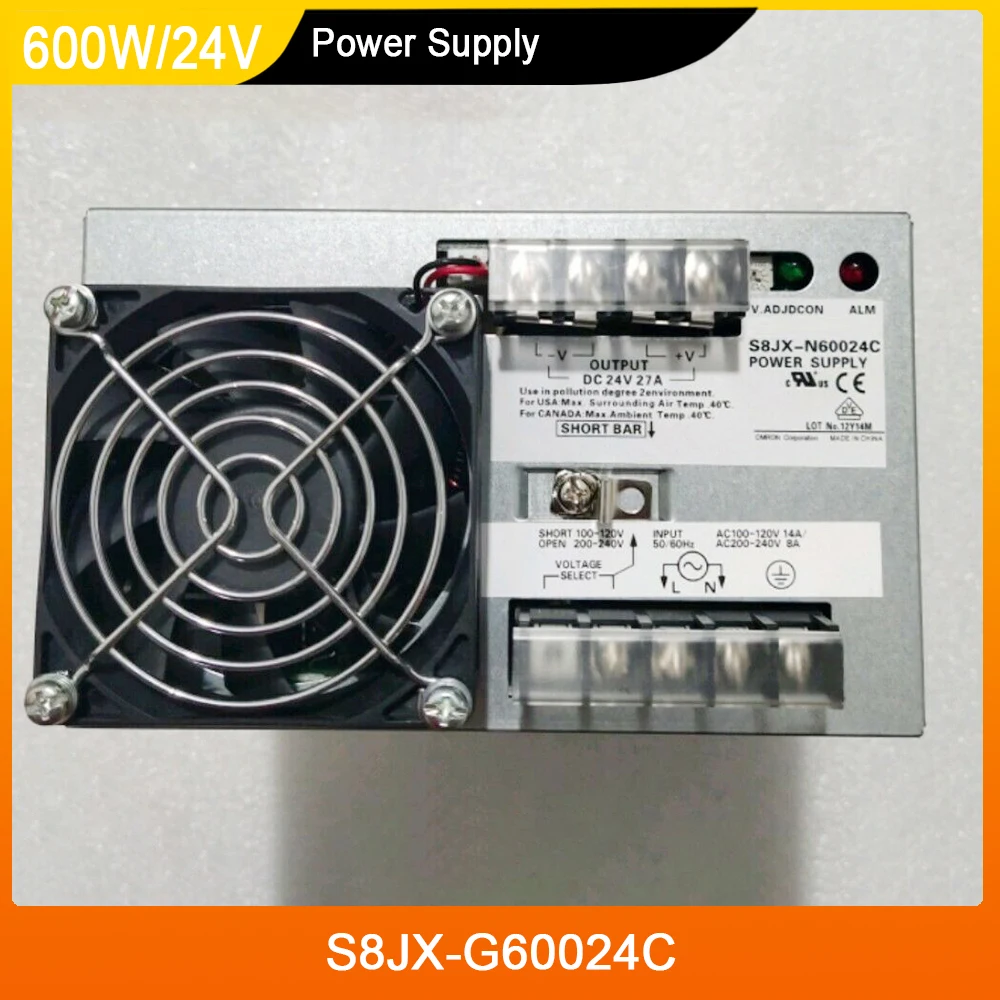 

S8JX-G60024C импульсный источник питания 600 Вт/24В выход 25A Высокая мощность высокое качество быстрая доставка