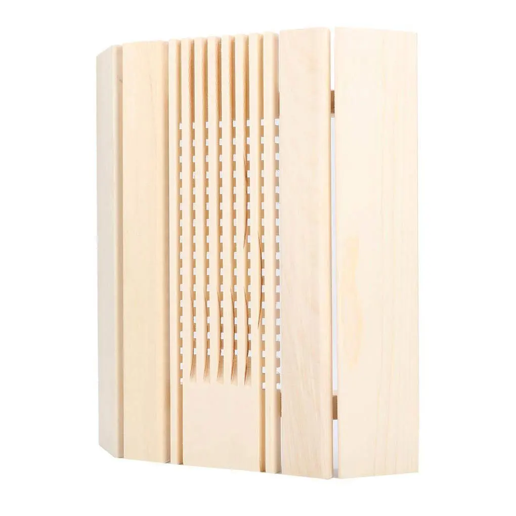 

Steam Room Supplies Wear-resistant High Temperature Resistance Gathering Function Wood Lampshades Light Cover Lamp Shade