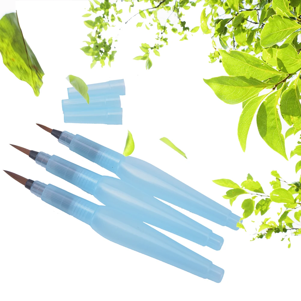 

1/3pcs/set Large Water Brush Paint Brush Waterbrush Water Tank Calligraphy Watercolor Watercolor Brush Paint Brush