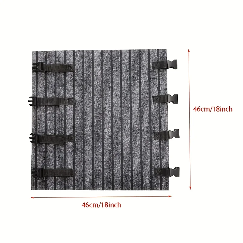 

1PCS Step Mat With Non-Slip Surface Adjustable Height Heavy-Duty Dirt-Trapping Floor Mat For Caravan Motorhome Camper Trailer