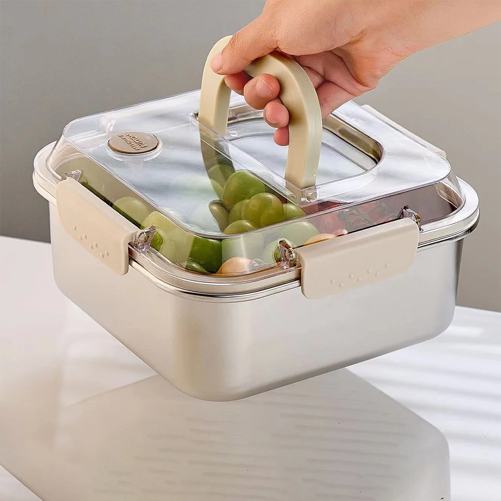 1 шт. герметичный Ланч-бокс из нержавеющей стали для микроволновой печи