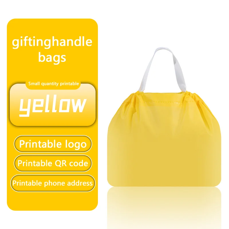 

Пластиковые сумки на шнурке для еды 10 шт.