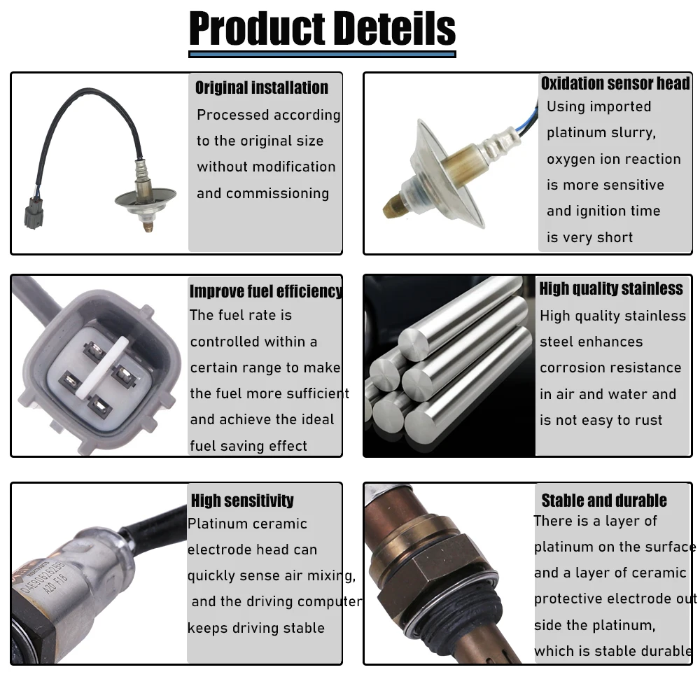 89467-06100 234-9089 восходящий кислородный датчик O2 для Toyota Camry 2.5L 2010 2011 Venza 2.7L 2009 2012 2013 2014