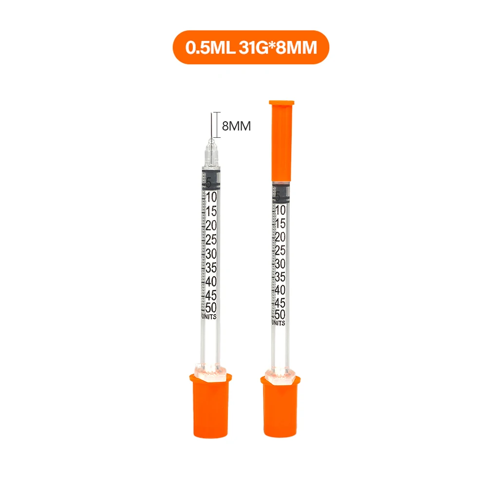 

Стерильные шприцы для инсулина 0.3 мл, 0.5 мл, 1 мл