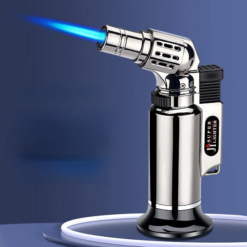 

Multifunctional Windproof Direct Charge Blue Flame Welding Gun Lighter Portable Inflatable Cigar Picnic Outdoor Barbecue Lighter