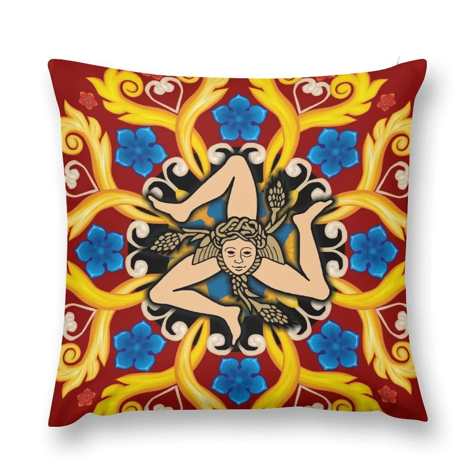 Sicilia Triscele Trinacria maioliche Подушка рождественские принадлежности Подушки для детей