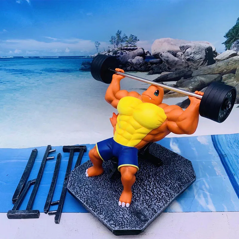 

Pokemon GK Muscle Fitness Little Fire Dragon Pikachu Jenny Turtle Wonderful Frog Seed Boxed Toy Figure