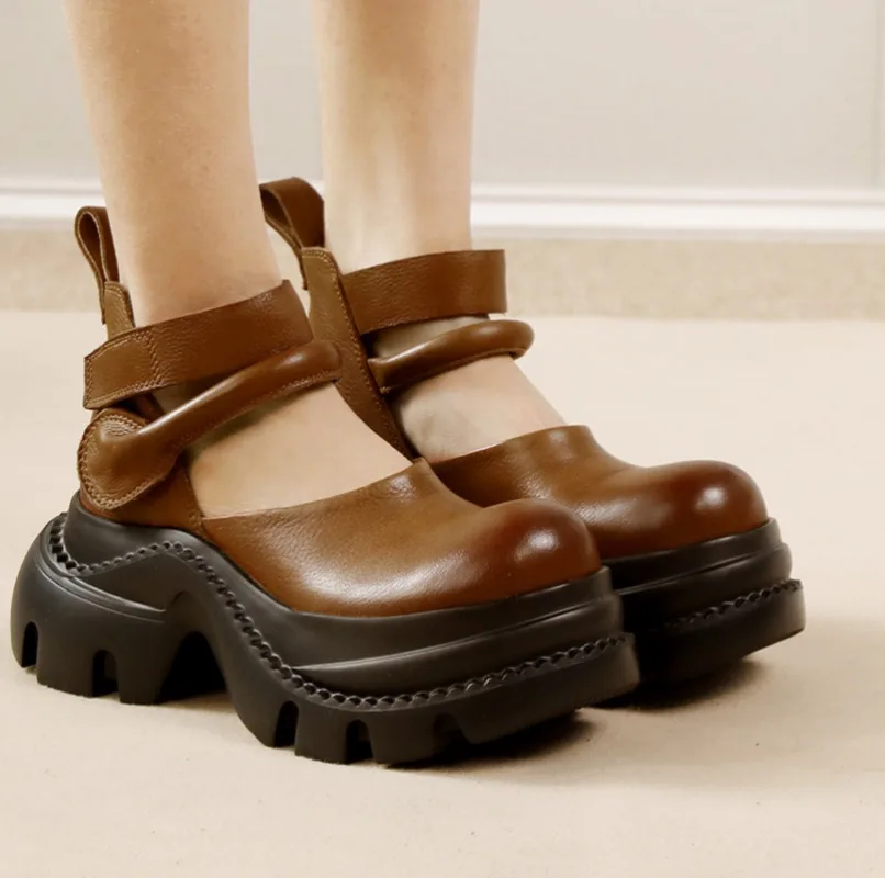 Женская обувь в стиле ретро роскошные туфли из натуральной кожи весна-лето 2023