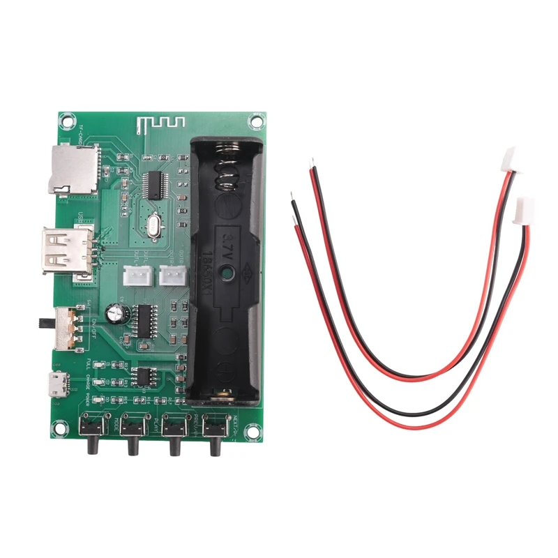 Плата усилителя мощности компактная перезаряжаемая литиевая батарея Bluetooth 10 Вт