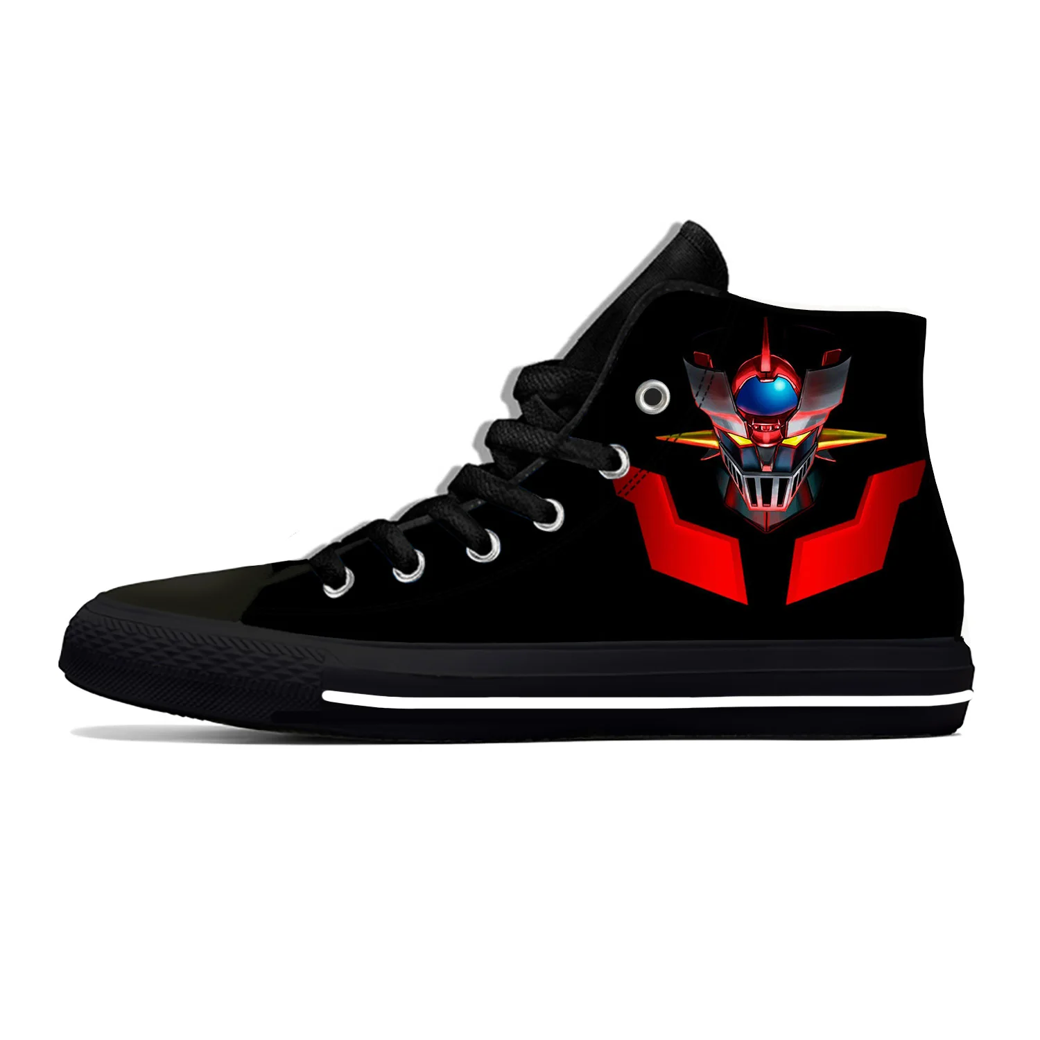 

Hot Japanese Anime Manga Mazinger Z UFO Robot Summer Casual Shoes Breathable Men Women Sneakers High Top Lightweight Board Shoes