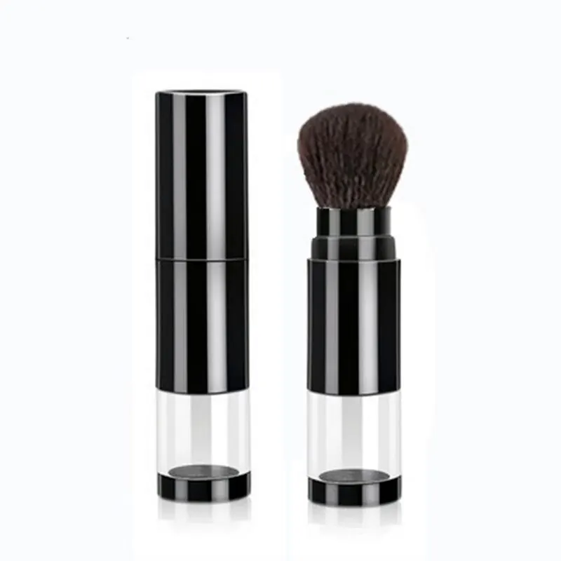 

Portable Makeup brushes, powder spraying brushes, wool fiber hair multi-function retractable homemade Powder pressing tool