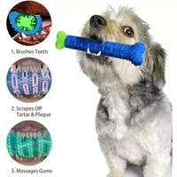 jmt puppy brush dog toothbrush chew toy stick cleaning massager pet teeth cleaning toys multifunctional silicone doggy dental ca