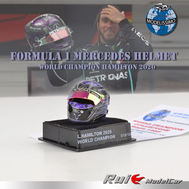 

1:12 JF BENZ 2020 F1 шлем гамильтовая модель автомобиля вокруг