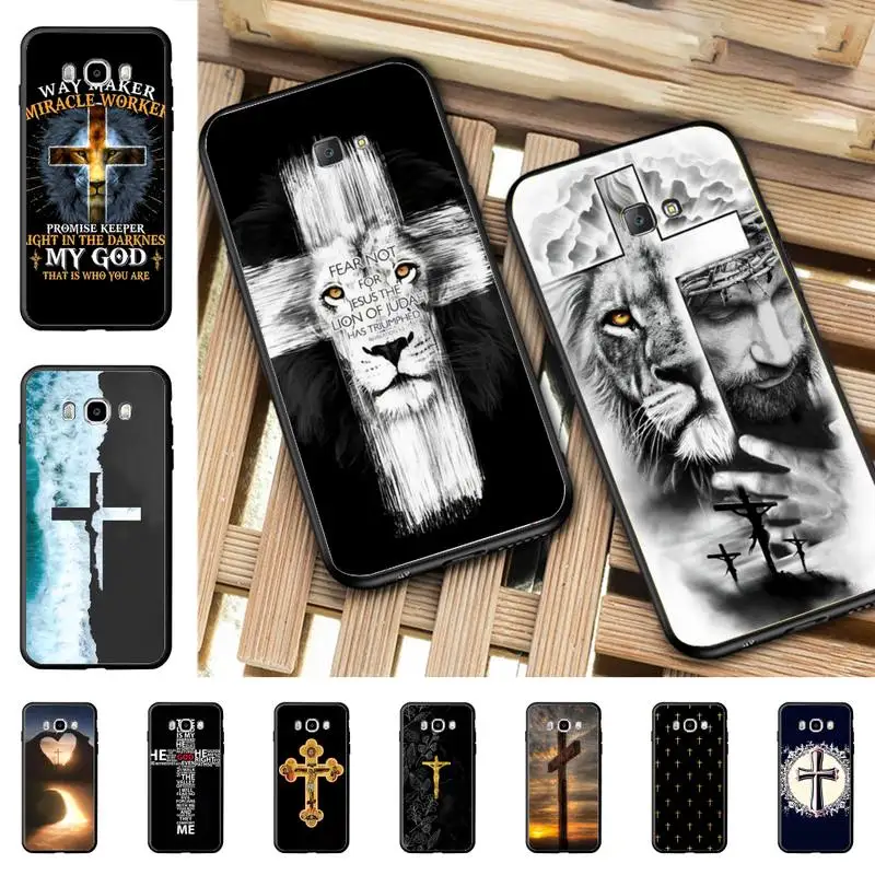 

Bible Jesus Christ Christian Cross Phone Case for Samsung J 4 5 6 7 8 prime plus 2018 2017 2016 J7 core