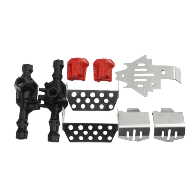 

Подходит для 1/10 имитации альпинистского автомобиля Traxxas TRX4 модернизированная осевая оболочка из металлического сплава бронированная осев...