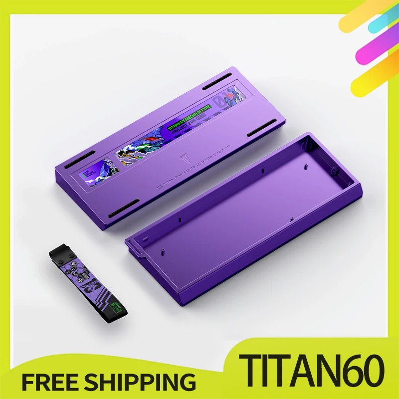 Чехол для клавиатуры Titan60 индивидуальный алюминиевый процесс электрофореза с