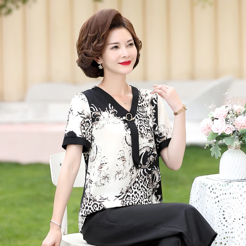 Новое поступление женская летняя блузка Элегантная модная шифоновая рубашка