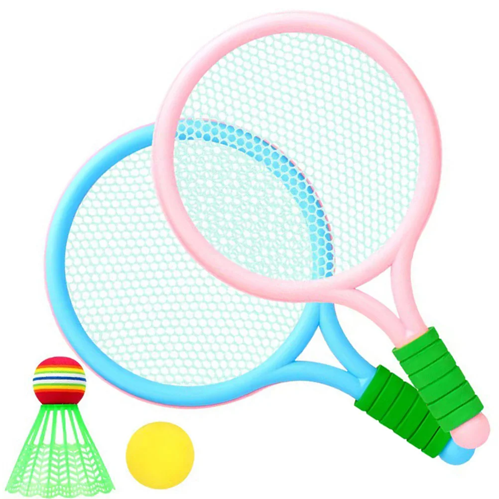 

Детский набор игрушек Теннисная ракетка для бадминтона, детские игровые спортивные ракетки для начинающих, обучающая игрушка для улицы, оборудование для малышей, набор инструментов