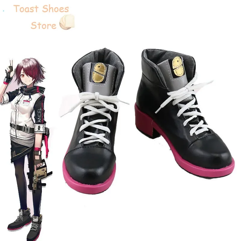 Игра Arknights EXUSIAI обувь для косплея из искусственной кожи Хэллоуин карнавальные