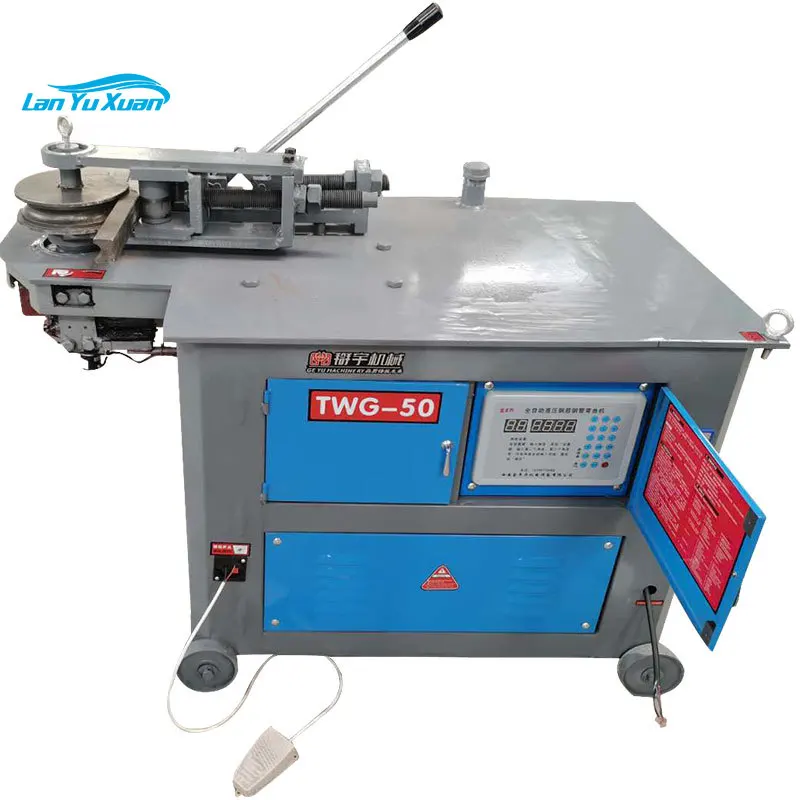 Гидравлический гибочный станок TWG -50 полуавтоматический угловой Железный