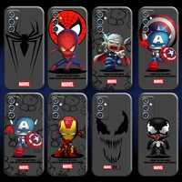 venom spiderman marvel alliance for xiaomi mi 11 lite phone case black coque funda soft silicone cover liquid silicon