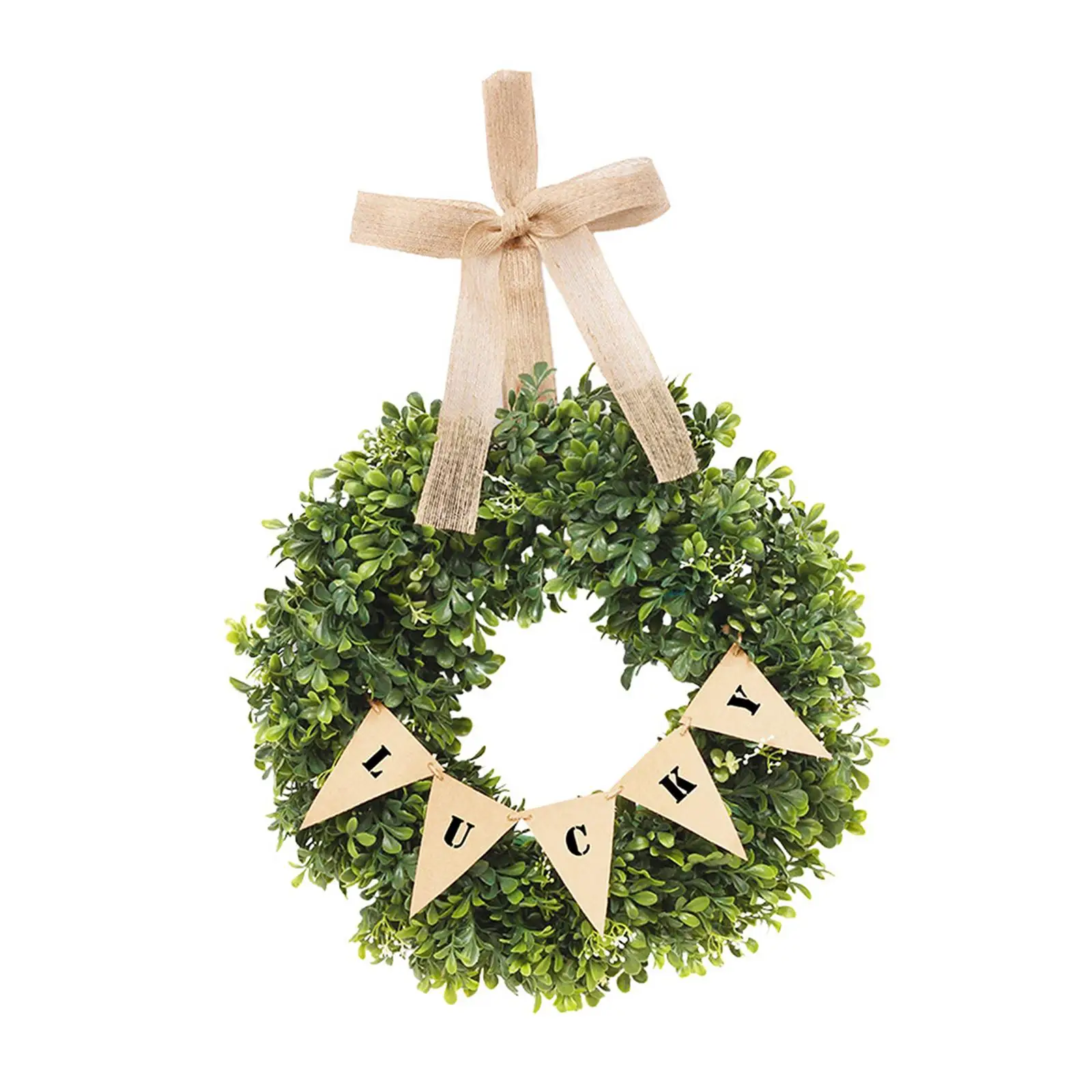 

40cm Easter Greenery Wreath Spring Wreaths Window Porch Ornament ,Brighten up Your House