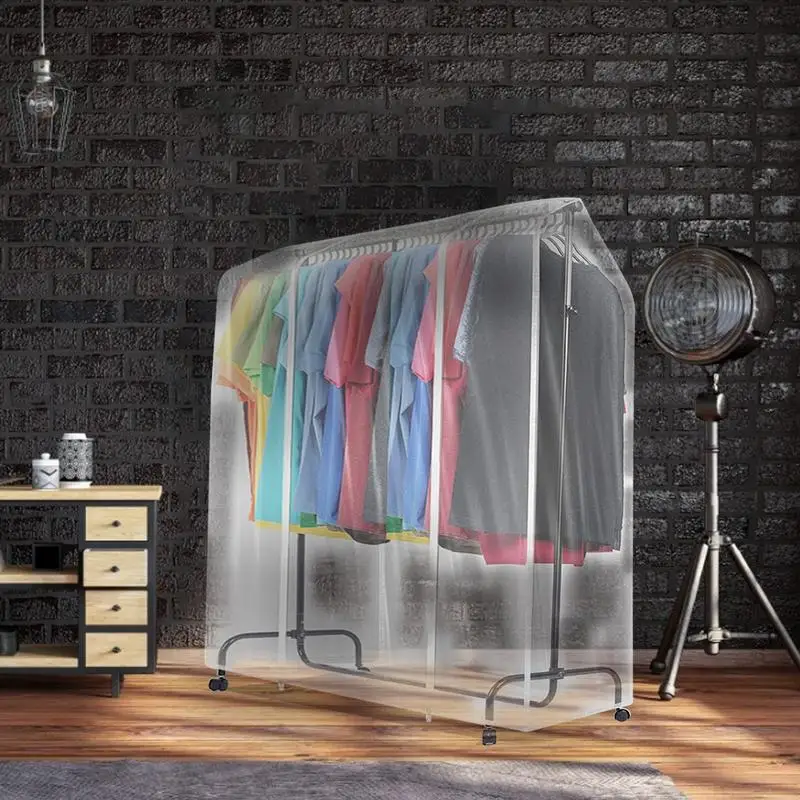 

Прозрачный чехол на одежду, прочный чехол на молнии, прозрачный защитный чехол на молнии