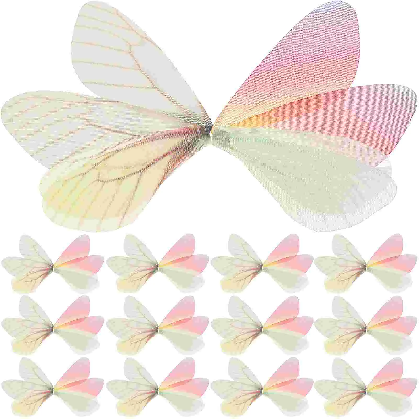 100 шт. серьги с искусственными крыльями подвески для ожерелья браслет сделай сам