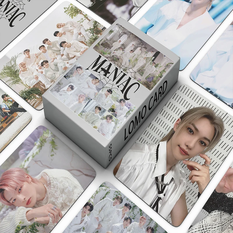 

55 шт./корм. Kpop бродячие Детские ломо-карты HD фотокарты Новогодняя Evel новая музыкальная открытка в Корейском стиле