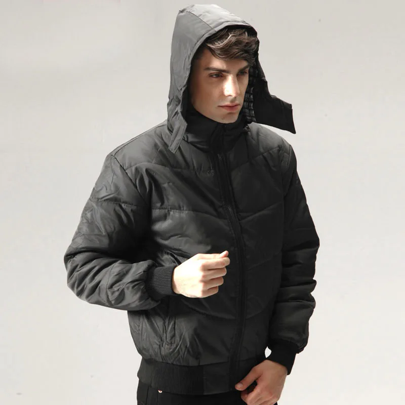 Men's Ribbed Winter Padded Jacket
