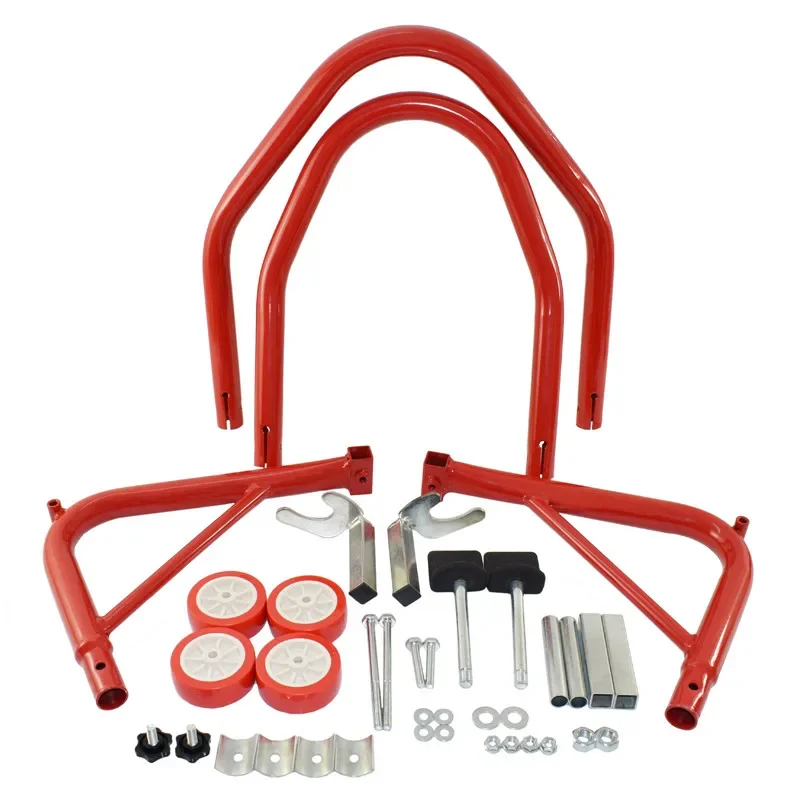 Универсальная подставка для переднего и заднего колес мотоцикла