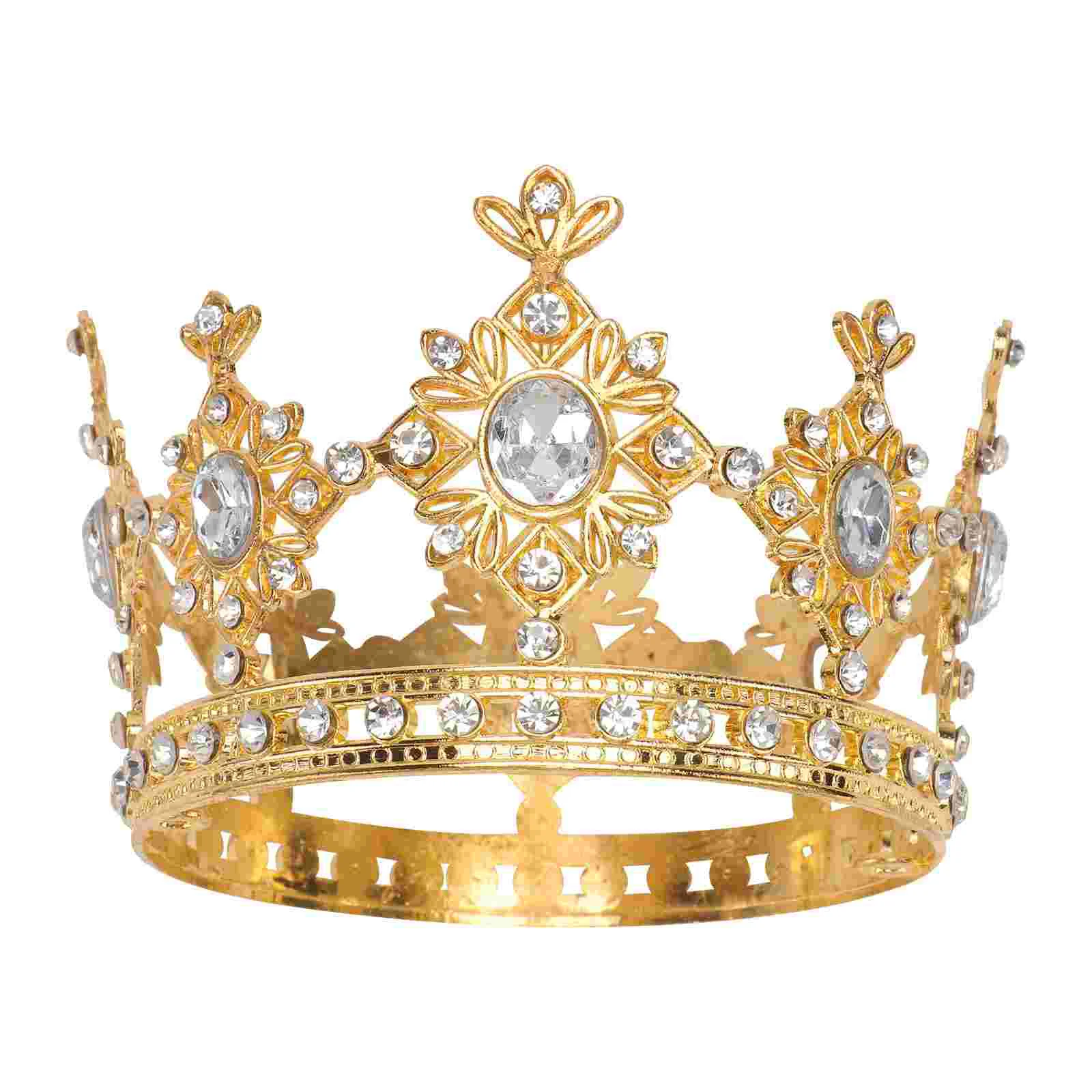 

Kid' Birthday Headdress Rhinestone Crystal Birthday Clothesation Princess Crown