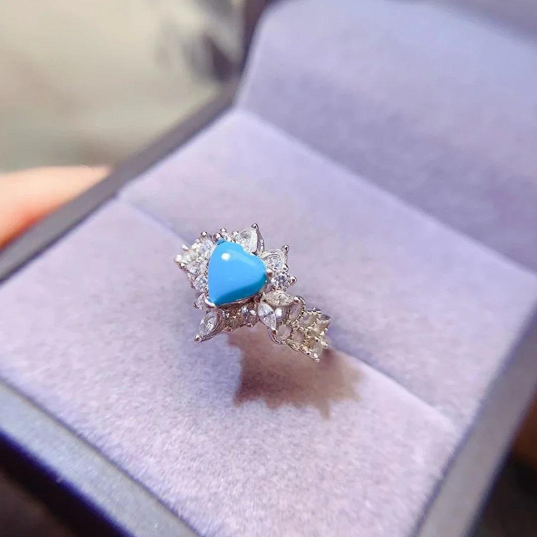 Украшения из серебра 925 пробы с драгоценными камнями 6 мм