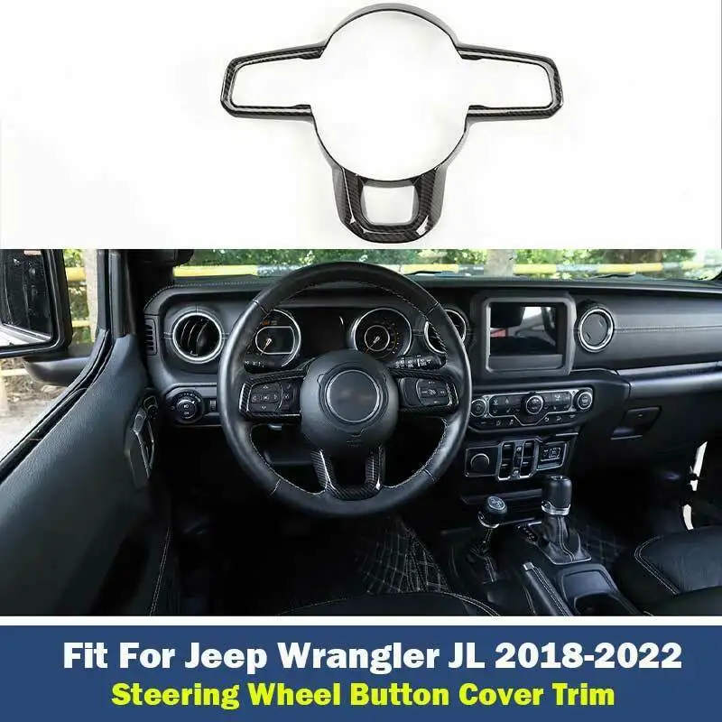 

Чехол для руля Jeep Wrangler JL 2018-2022 из углеродного волокна
