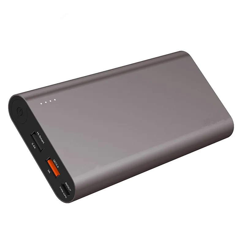 

Newest Aluminum Power Bank 20100 mAh Portable Power Source Qc3.0 PD 45W Fast Charging Charger Powerbank