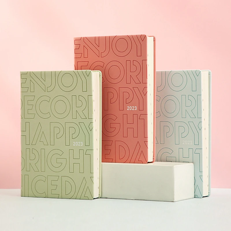 

Korean Planner 2023 Agenda Notebook and Journal Organizer Diary A5 Sketchbook Daily Calendar Notepad Stationery Sketch Note Book