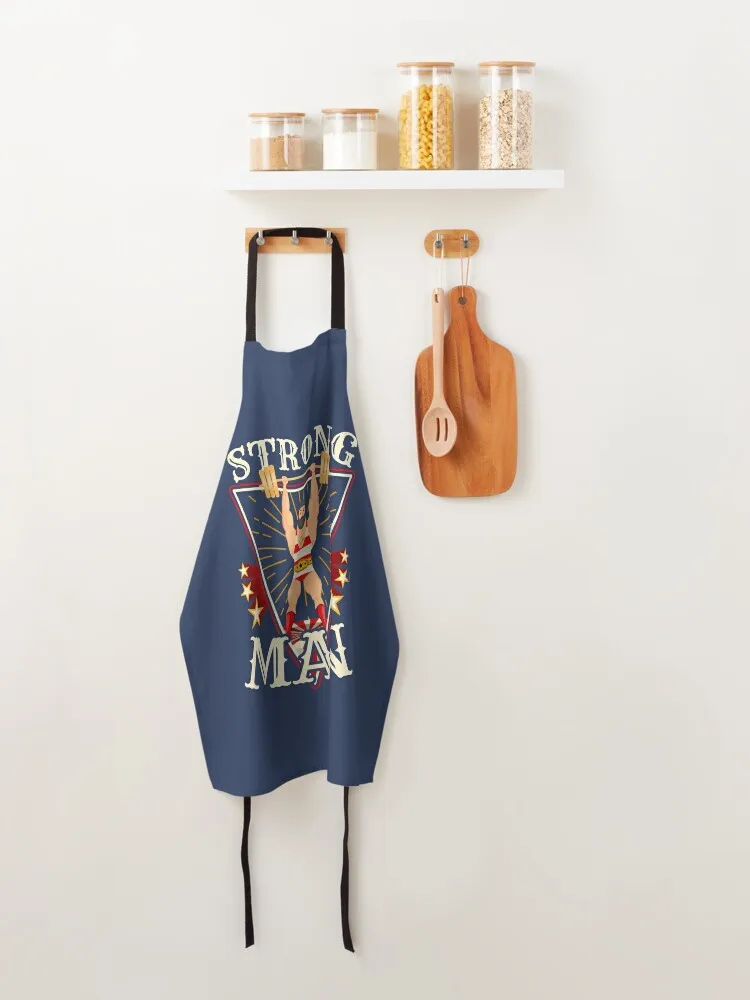 Цирковый винтажный костюм сильного человека фартук аксессуары для кухни милые