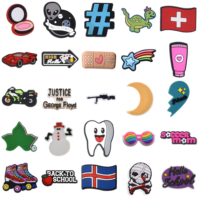 

Shoes Accessories Para Pins Kids Men Packs Women Charm Girl Decorations for Crocs Boy Gifts Set Jeans Shoe Charms Wholesale Bulk