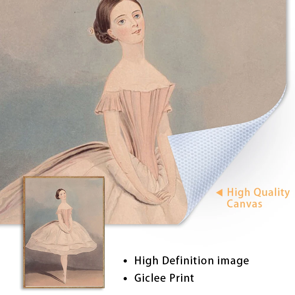 Картина на холсте &quotДевушка балерина&quot
