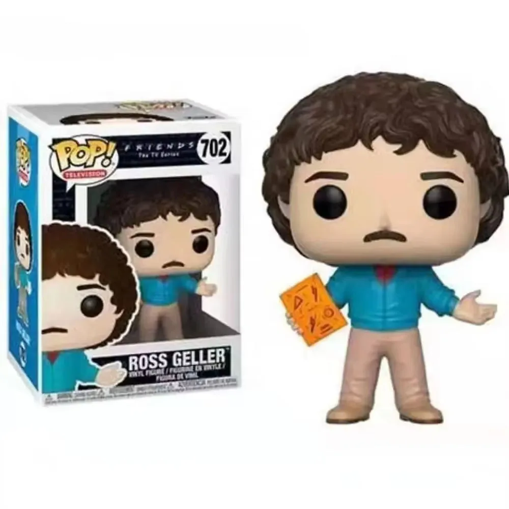 Экшн-фигурки Funko Pop Friends Chandler Bing 700 Джоуи Триббиани 701 Росс Геллер 702 Рейчел зеленая