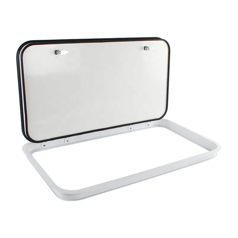 

TYTXRV Caravan Accessories High Strength Aluminium Alloy Profiles White with lock Boat hatch Camper Trailer Motorhome Hatchdoor