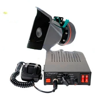 Высокая мощность новая оптика 100 Вт полицейская сирена динамик рупор