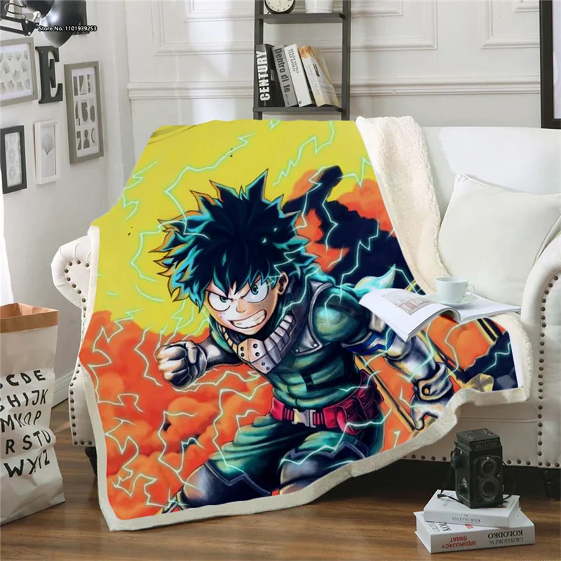 

My Hero Academy Graphic Design Blanket 3D Digital Printing Soft Comfortable Bedroom Sofa Air Conditioning Blanket
